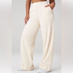 Fabletics Bone Heather Cozy Wide Leg Medium/regular sweatpants